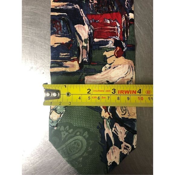 Richard Wallich Men’s Silk Racing Racecars Designer Dress Tie - Picture 6 of 11